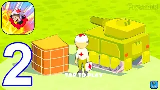 Battle Pusher - Gameplay Walkthrough Part 2 Tutorial Army Commander War (iOS,Android)