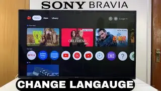 How To Change Language On Sony Smart TV Back To English