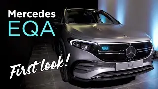 Мерседес EQA - первый взгляд! Компактный внедорожник из линейки Mercedes EQA. 🔋 [4K]