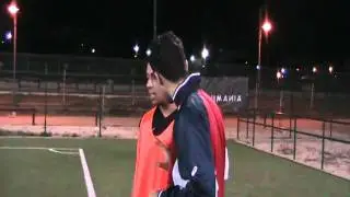 Cherchi in allenamento