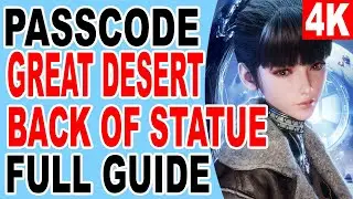 How to Find Third Road Great Desert Back of Statue Passcode Locked Treasure Chest - Stellar Blade