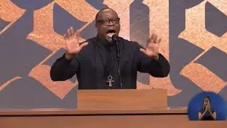 Dr. Marcus Cosby closing like a mad man- Wheeler Avenue Baptist Church!