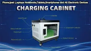 Best Mobile Charging Cart 👉Factory Introduction Secure Your Multiple Devices Phone,iPad, Laptop etc.