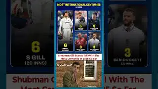 Most International Centuries In 2025 🏏 #shorts #cricket #shubmangill #joeroot #rachinravindra