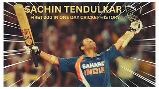 🏏Sachin Tendulkar scored an unforgettable 200runs#indiacricket #indvssa #odicricket #sachintendulkar