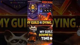 When My Guild Downfall Time ⏰ | FF MAX 😈 #ffshorts