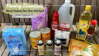 PANTRY ESSENTIALS - Must Haves for your Kitchen - MuM of 16 KiDS