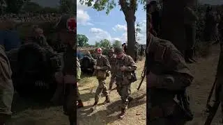 British commandos and US airborne troops leaving the battlefield | Victory show 2023. #ww2