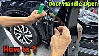 How to door handle open || mahindra scorpio n door handle opening || #scorpion #ppfprotection