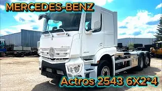 SANDBLASTING a Mercedes-Benz Actros 2543 6x2/4 #mercedes #sandblasting #rust 