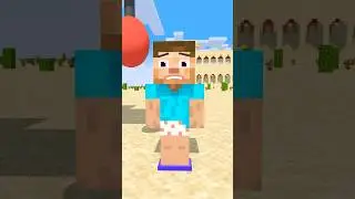 Steve Becomes Herobrine in Boxing Challenge! Who is Stronger?