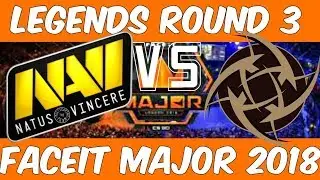 Navi vs NIP - Train - FACEIT Major london 2018 - Legends Stage - csgo highlights