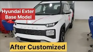 Hyundai Exter EX Base Model 2025 | Budget SUV with 6 Airbags | After customized 🔥🔥
