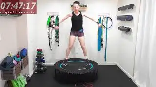 Rebounding 40-Min Low Impact Full Body | Mini Trampoline Cardio + Strength + Core