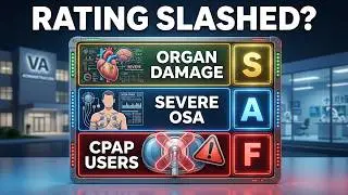 SHAKE-UP: VA SLEEP APNEA | New 2026 Rating Rules (What Vets MUST Know)