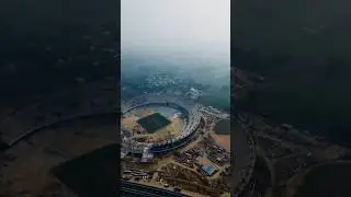 varanasi stadium at based on damru model of lord shiva #narendramodistadium #advani #drone 6th video