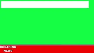 Breaking News Animations Green Screen Videos For Kinemaster | Studio Frames Chroma Key Effects