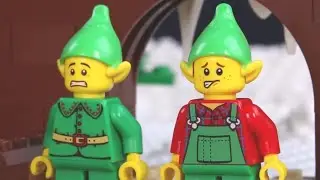 LEGO Santa's Elves Save Christmas STOP MOTION LEGO Christmas Reindeer Get Sick | Billy Bricks