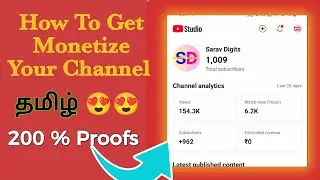 How To Get 4000 Hours Watch Time Fast in Tamil | Fast Grow 4000 watch Hours Tamil