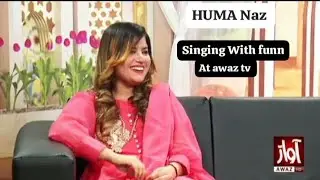 HUMA Naz at awaz tv Eid special transmission