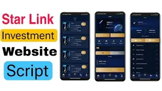 Starlink Hyip Investment Website Script With Admin Panel || How To Install Investment Script