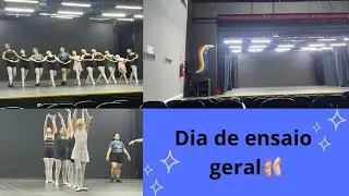 Vloog do dia de ensaio geral no palco🩰💓