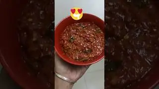 simple thakkali thokku in 1 min | tomato thokku 👅😍 #shortsfeed #shorts #cooking
