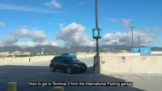 International Parking Garage to HNL Terminal 2
