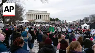 Thousands rally in D.C. for women&rsquo;s rights and other causes ahead of Trump's inauguration