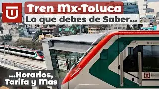 ¡ABRIÓ el TREN INTERURBANO Mexico-Toluca! Lo que debes de saber tras su INAUGURACIÓN 
