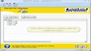 Repair Corrupt ODP files of OpenOffice Impress with Kernel for Impress