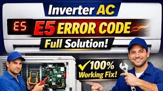 Inverter AC E5 Error Code Ka Permanent Solution | Outdoor & Indoor ✅