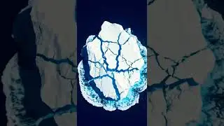 Death of a Mega-Iceberg: #melting #ice #iceberg #icemelt #meltponds #thaws #icefloe #thaw #iceeating