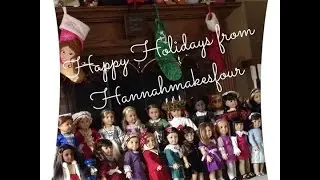 All My Dolls Dressed for Christmas!!