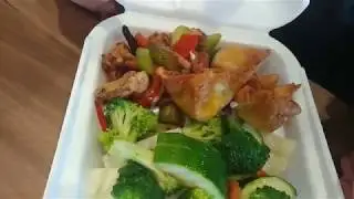 Panda Express 8 treasure chicken breast review