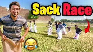 Sack race challenge 🏃&zwj;♂️| bori race lagwa di 