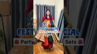 Party Wear Kurta Sets #onlineshopping #meesho #ethnicwear #newcollection #anarkali #kurtaset #gown