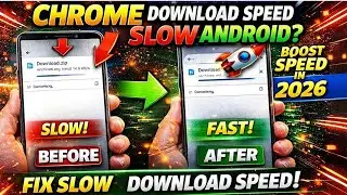 Chrome Download Speed Slow Android? |How To Increase Chrome Download Speed Fast in (2026)