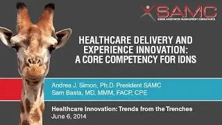 Healthcare Delivery and Experience Innovation: A Core Competency for Integrated Delivery Systems