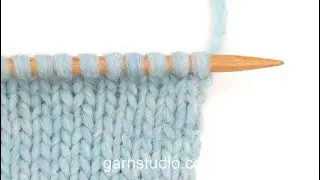 How to work edge stitch in stocking stitch - Continental knitting style
