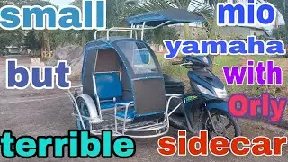 YAMAHA MIO W/ SIDECAR YAMAHA MIO W/ SMALL BUT TERRIBLE SIDECAR, ORLY SIDCAR