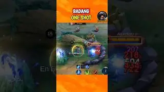 👉BADANG ONE SHOT!🔥Best build y emblemas/ Mobile legends 2025