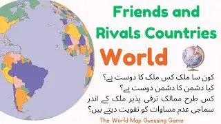 Top Friends and enemy Countries USA Russia China Pakistan Friends Enemies