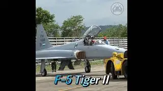 Asi se Parquea el Potente F-5 Tiger de la Fuerza Aerea Hondure&ntilde;a #aviacion #honduras