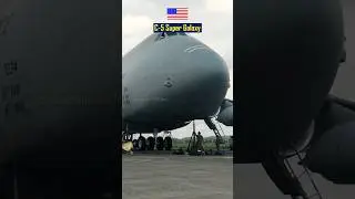 Incredible US Technique to Jack Up The Largest Aircraft C-5M Super Galaxy