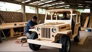 Unexpected Changes From The Old Electric Car Frame // Design Idea Of ​​Electric Car Made From Wood