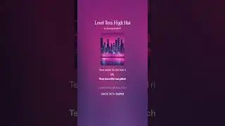 Level Tera High Hai #audiolaunch #music #song #cover #lyrics #spotify #honeysingh #badshah #love