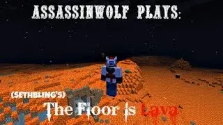 THE FLOOR IS LAVA EPISODE 2! Mining and traversing the lava