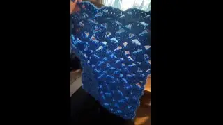 Когда понимаешь, что пропустил целую группу нитей / Вяжу шарф крючком #вязаниекрючком #вязаниекрю...