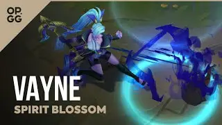 League of Legends Spirit Blossom Vayne OP.GG Skin Review